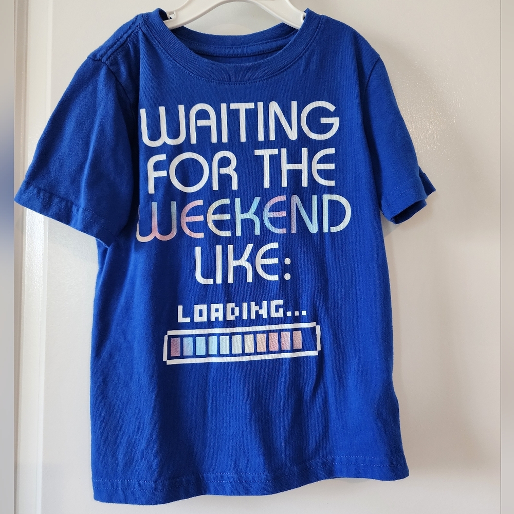 XS‎ (4-5) Wonder Nation blue t-shirt